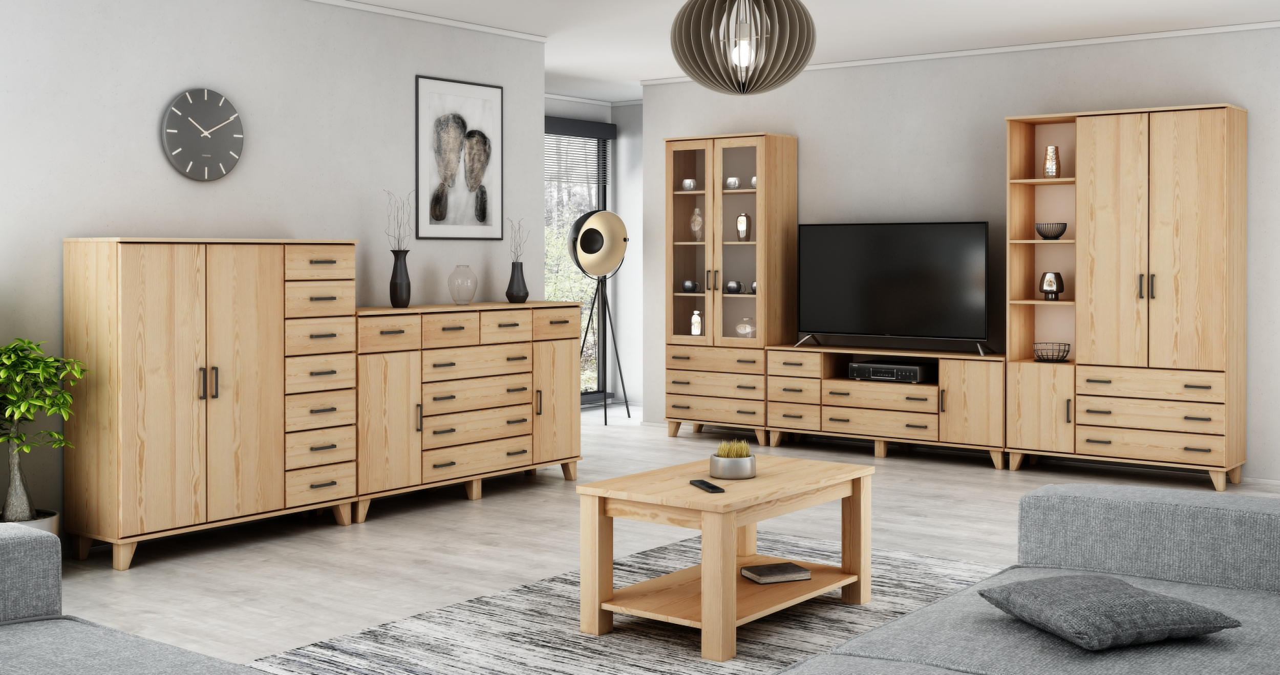 Baner salon - sosna