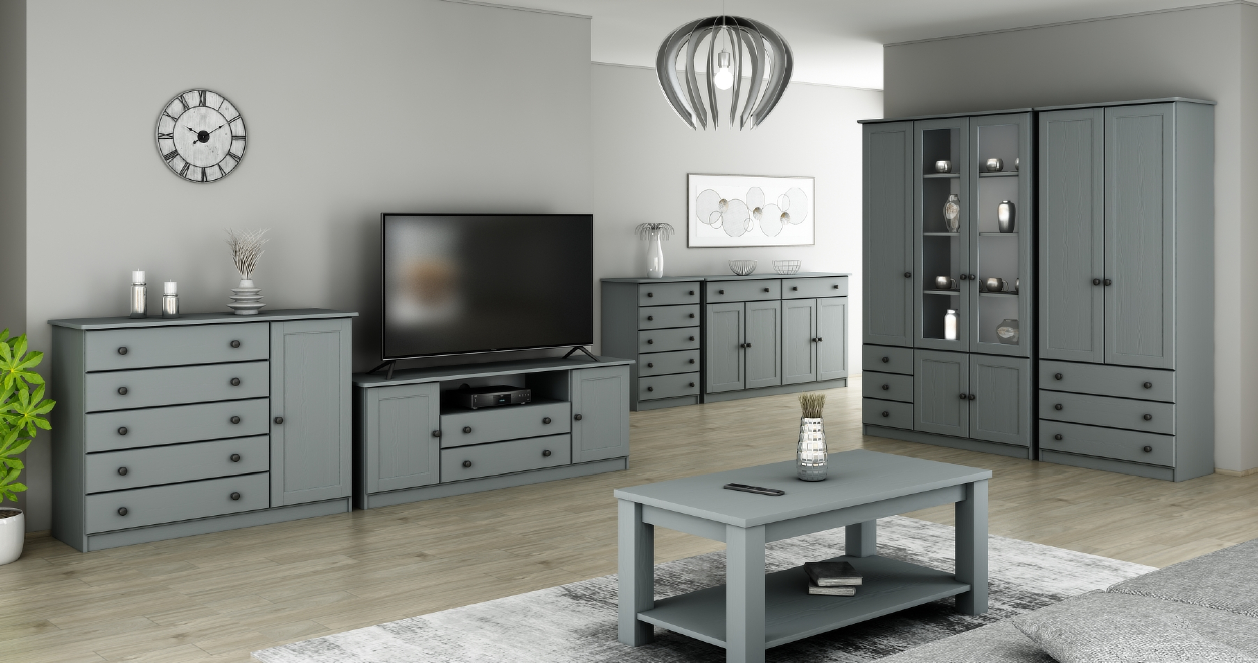 Baner salon 2 - szary